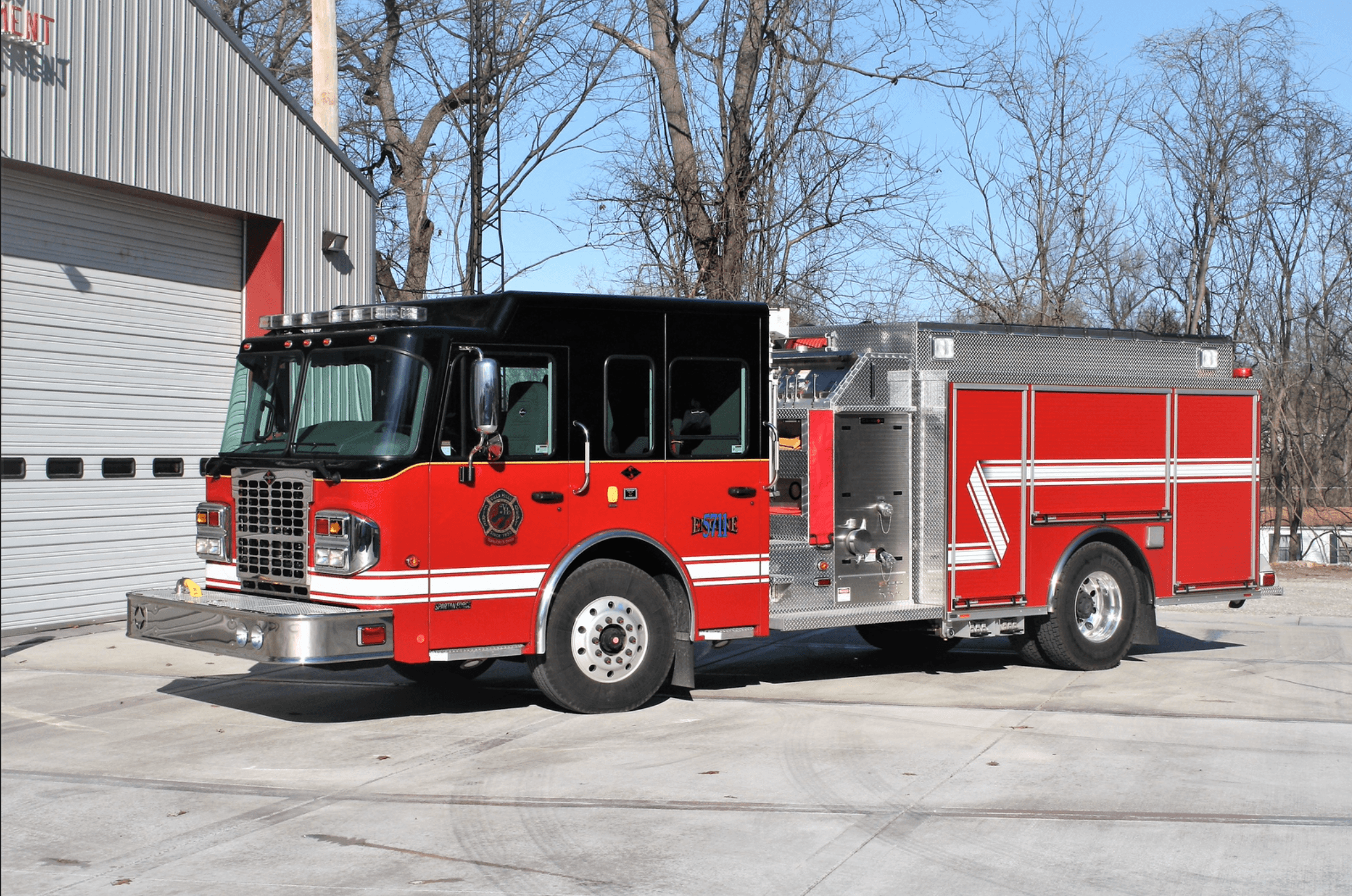 Engine 5711 — Quarter View